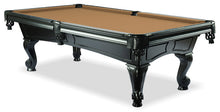 Load image into Gallery viewer, Amboise Black Oak 8 foot pool table with khaki billiard felt