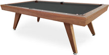 Load image into Gallery viewer, Copenhagen Walnut 8 foot pool table - Charcoal felt