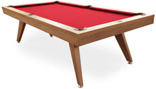 Load image into Gallery viewer, Copenhagen Walnut 8 foot pool table - Front angle view