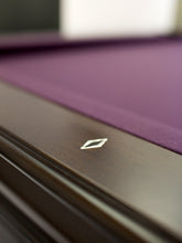 Load image into Gallery viewer, Frontenac Walnut 8 foot pool table • top rail detail