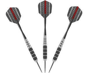 Harrows Black Jack Steel Tip Dart Set
