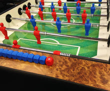 Charger l&#39;image dans la galerie, Longoni Bomber Burlwood foosball soccer table • playfield picture 2