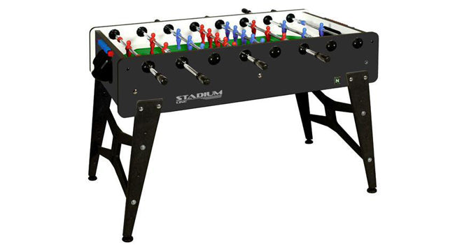 Premium quality Made-in-Italy Longoni Striker Black Foosball Soccer Table