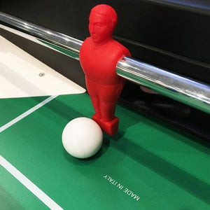 Premium quality Longoni Striker Blue Foosball Soccer Table - close-up image goalie