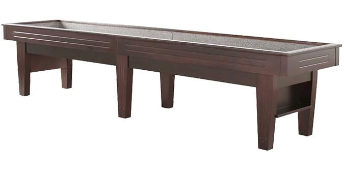 12 foot Walnut finish Majestic Shuffleboard game table • picture 1