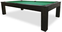 Charger l&#39;image dans la galerie, Mensa Black 8 foot pool table with green billiard felt