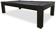 Charger l&#39;image dans la galerie, Mensa Black 8 foot pool table with charcoal billiard felt