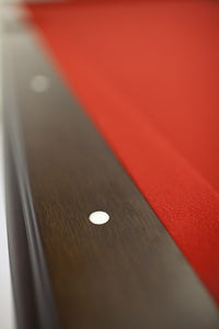 Ascot Walnut finish 8 foot Pool Table • top rail picture 2